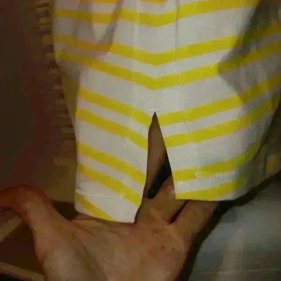 Lou Lou Lemon White Yellow Work Out Top - Picture 7 of 15